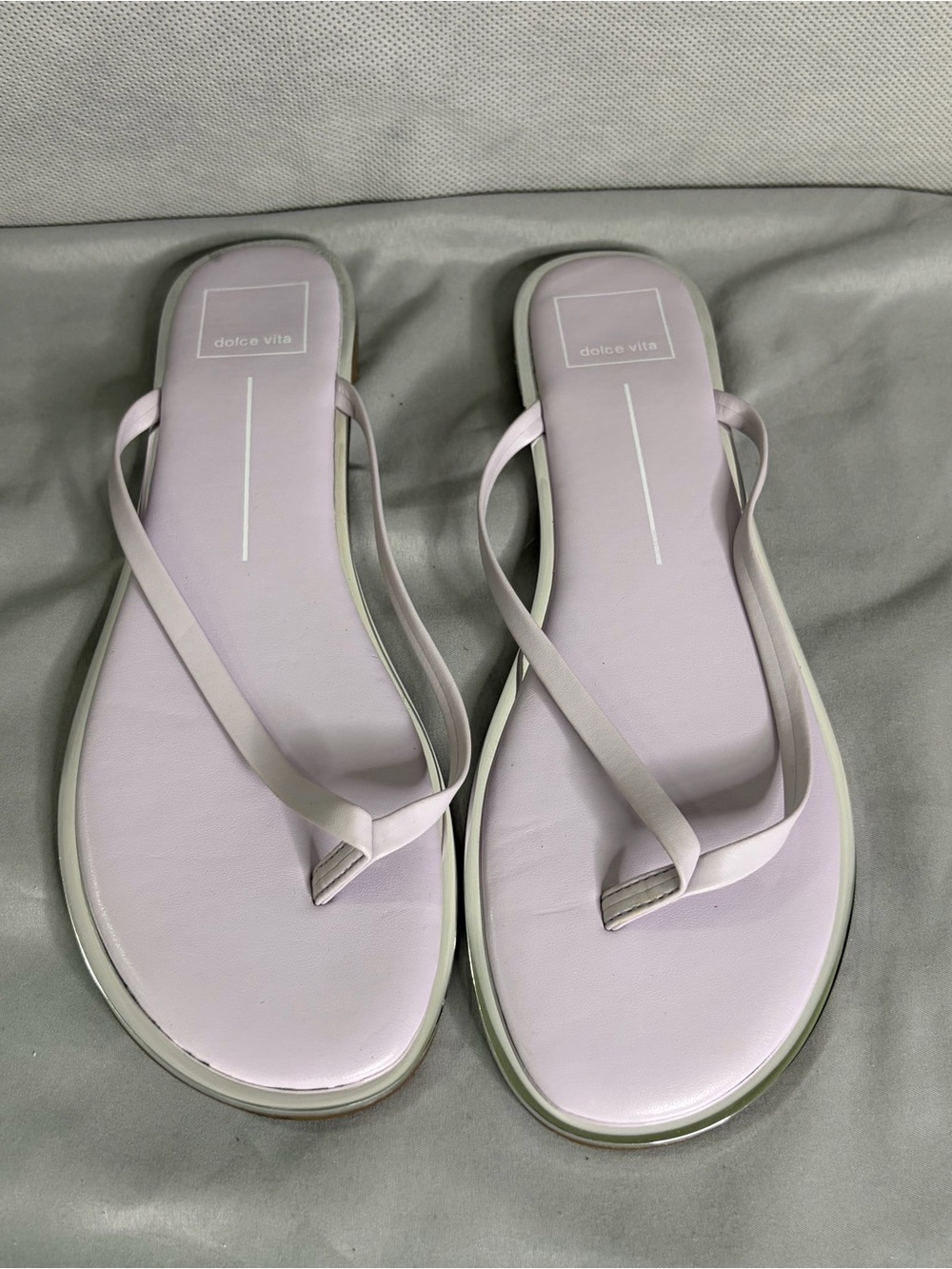 Dolce Vita Pastel Lavender Thong Sandals